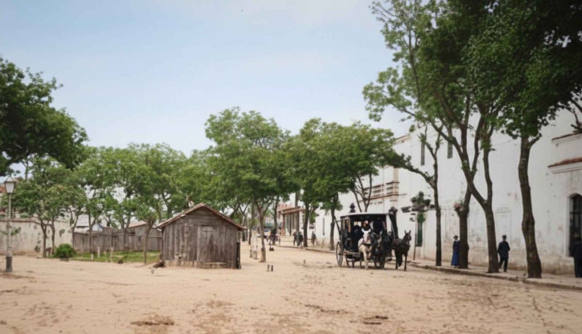 La imagen compartida por José Ortiz mejorada con IA.