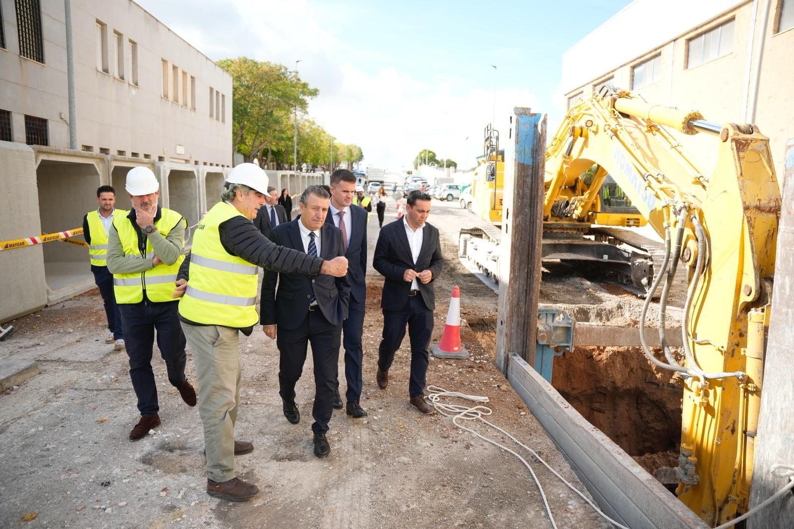 Un momento de la visita a Estepa.