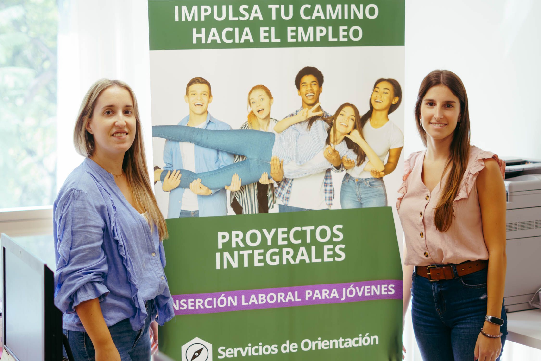 Marta Guardiola y Raquel Calvo, técnicas de orientación laboral.