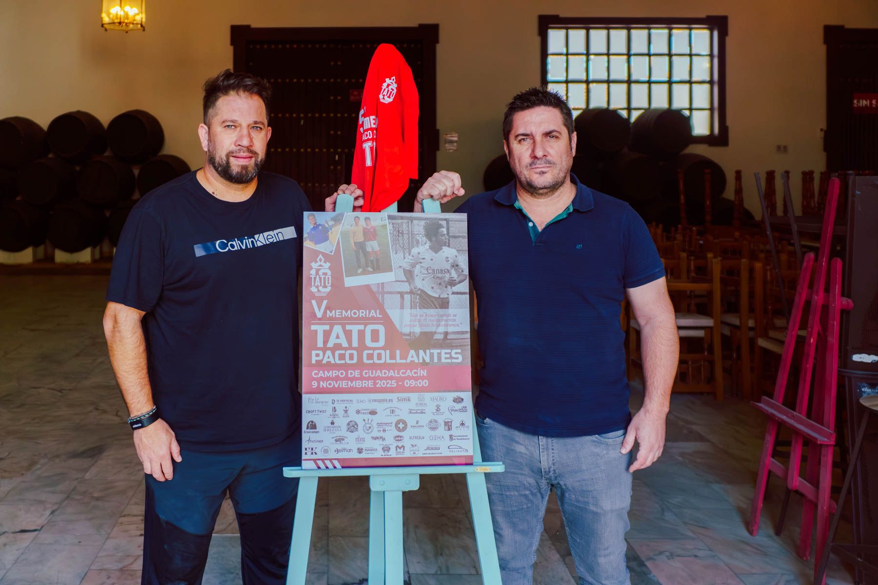 Willy y José Verdugo, dos de los organizadores del V Memorial de Paco Collantes, Tato. Willy y José Verdugo, dos de los organizadores del V Memorial de Paco Collantes, Tato.
