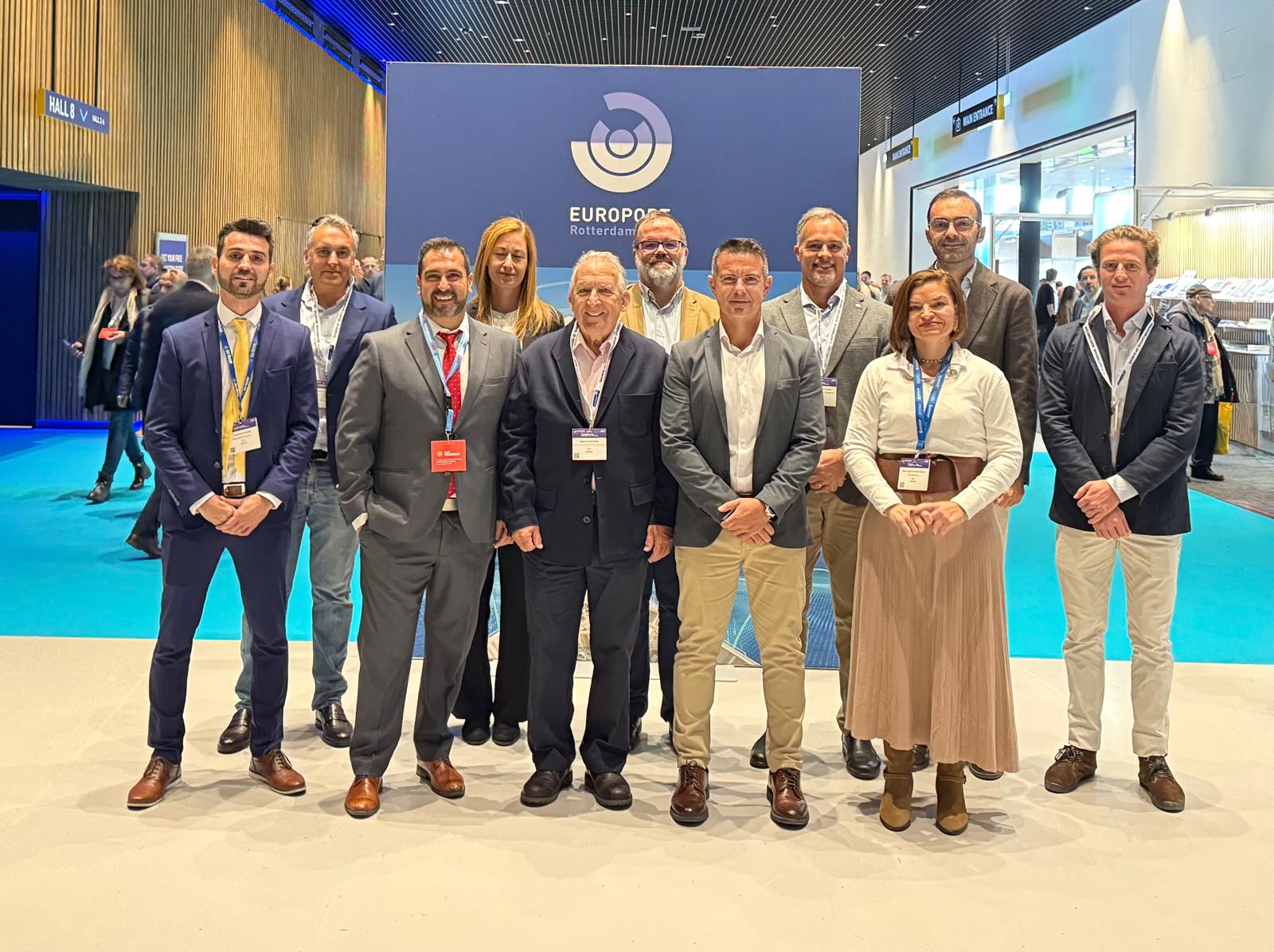 La visita de la Cámara de Comercio con las empresas del sector naval a Rotterdam.