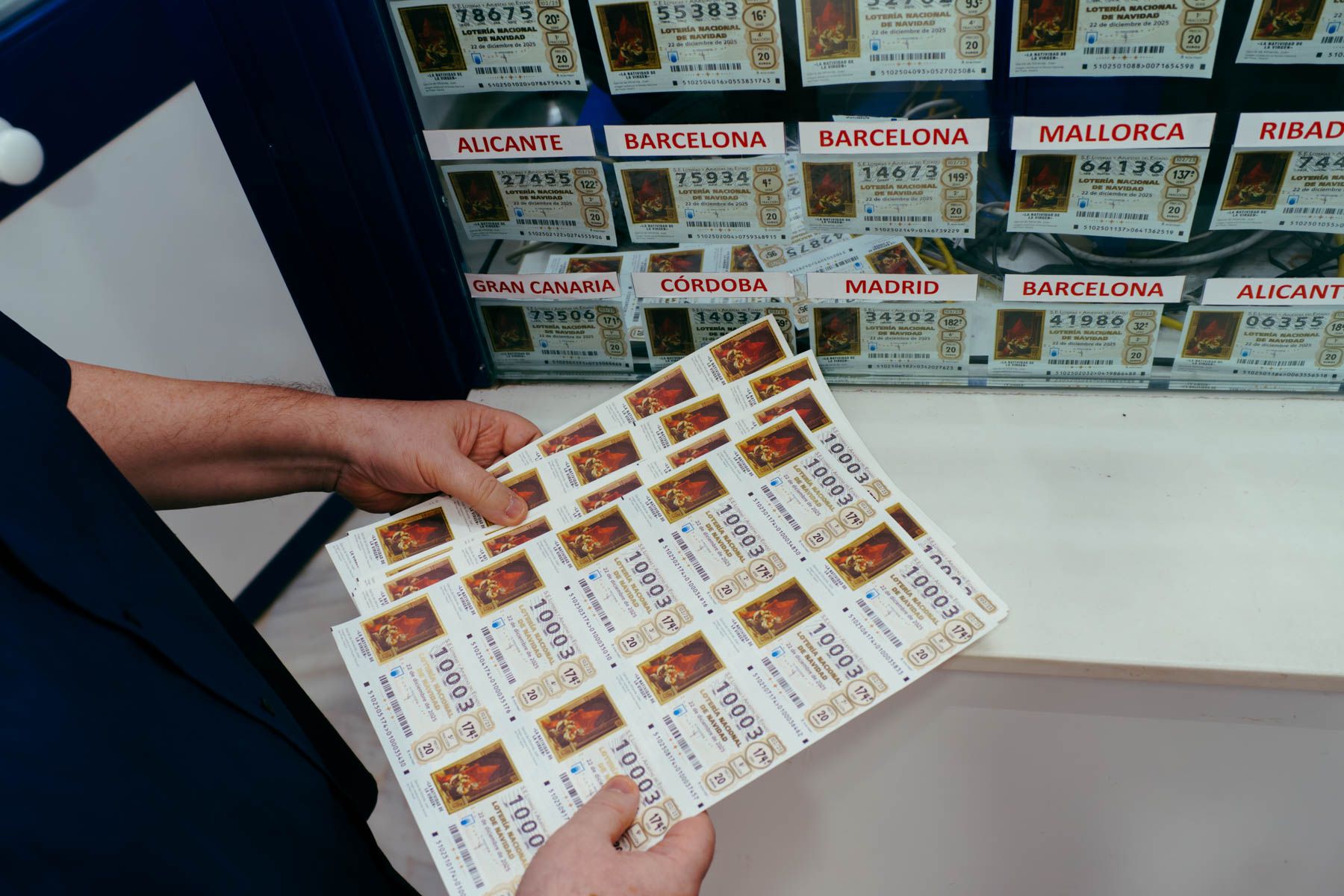 Décimos de Lotería de Navidad. Décimos de Lotería de Navidad.