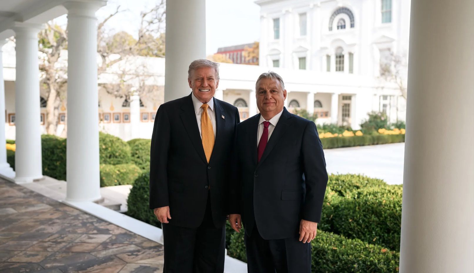 Trump y Orban, presidente de Estados Unidos y primer ministro de Hungría.