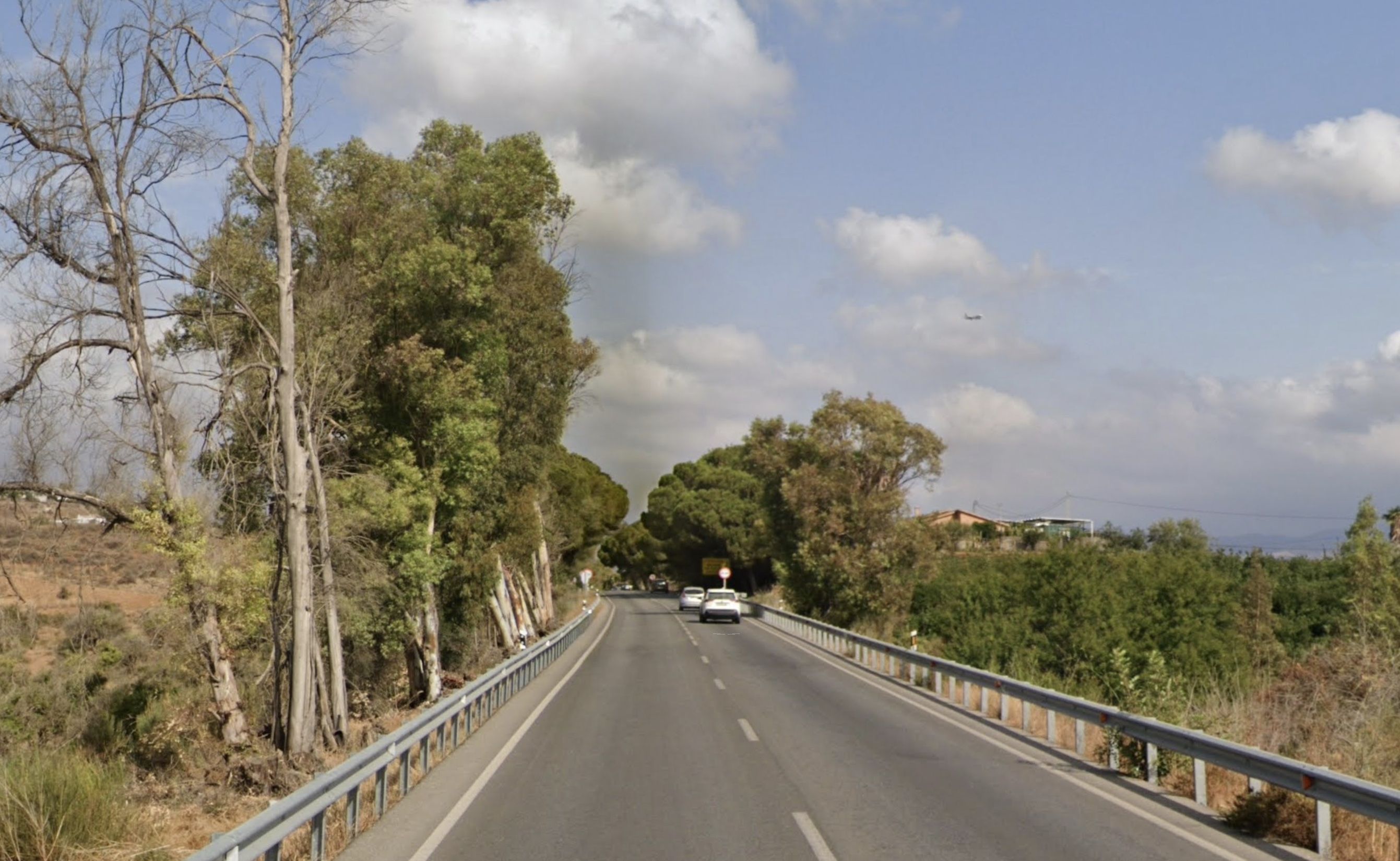 La carretera en que ha tenido lugar el accidente, en una imagen de archivo. La carretera en que ha tenido lugar el accidente, en una imagen de archivo.
