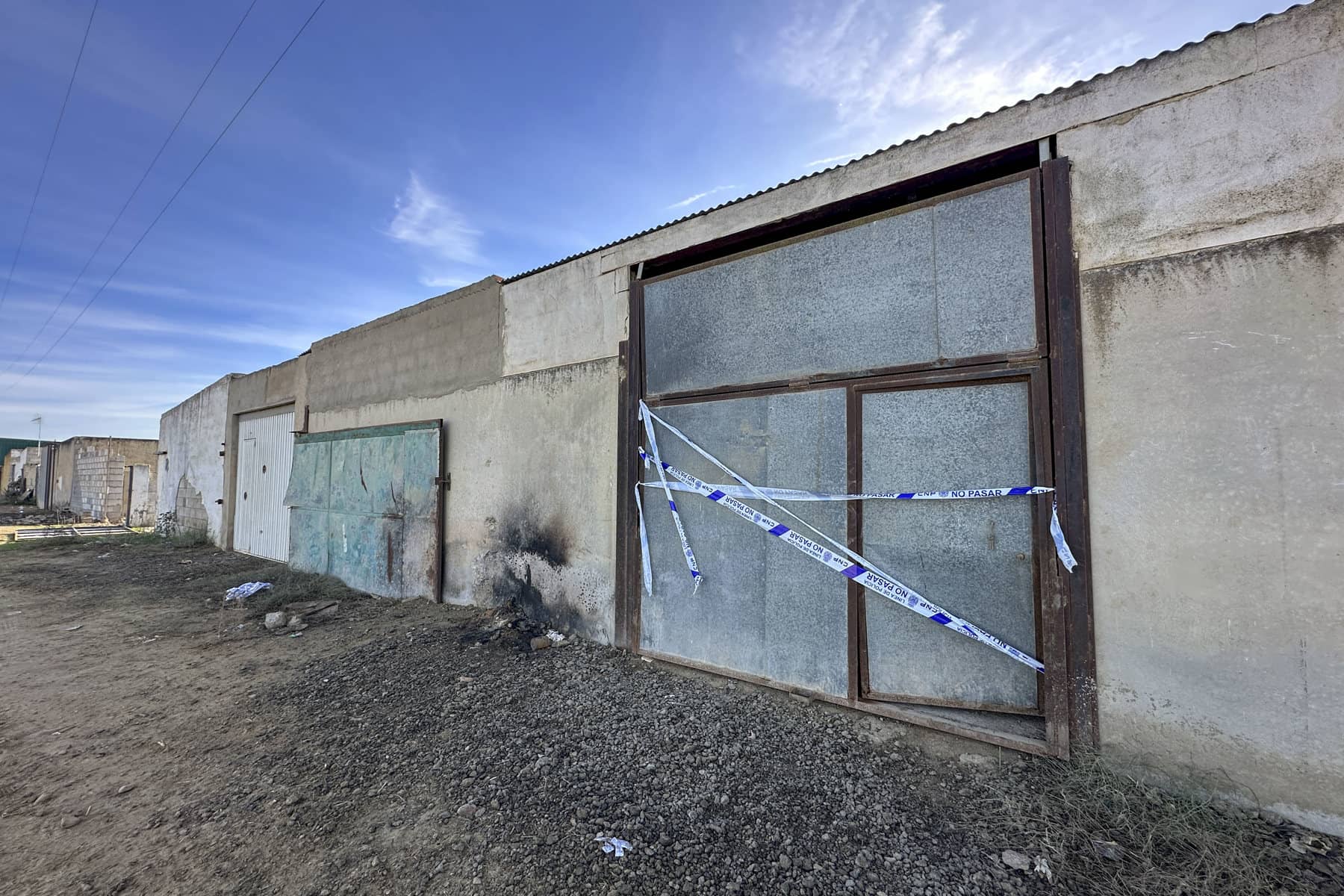 La nave en Isla Mayor donde se ha incautado la droga. La nave en Isla Mayor donde se ha incautado la droga.