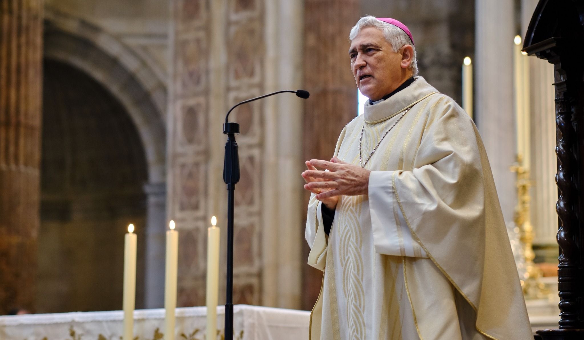 Zornoza, en una imagen del Obispado de Cádiz Ceuta. Zornoza, en una imagen del Obispado de Cádiz Ceuta.