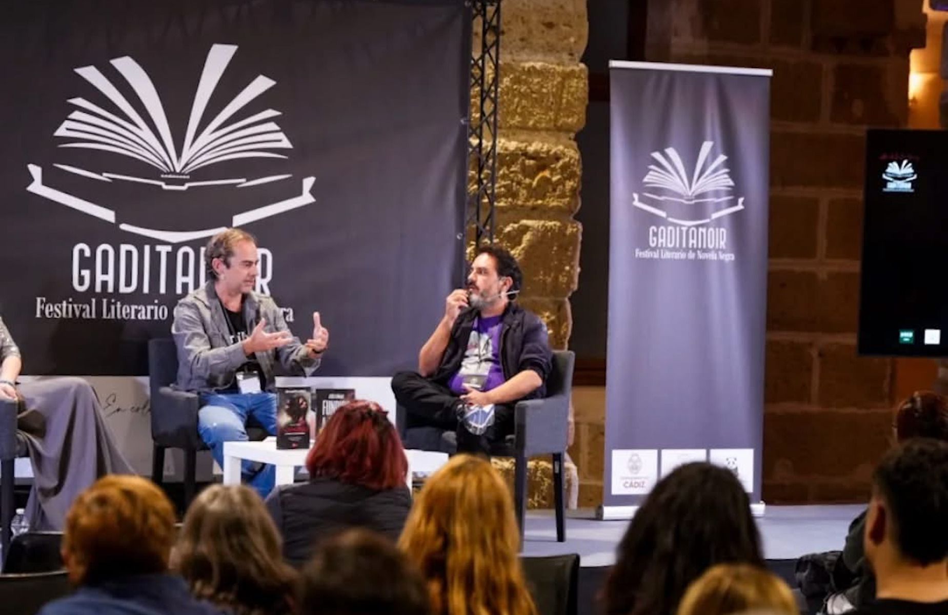 Una charla en el festival de Gaditanoir.