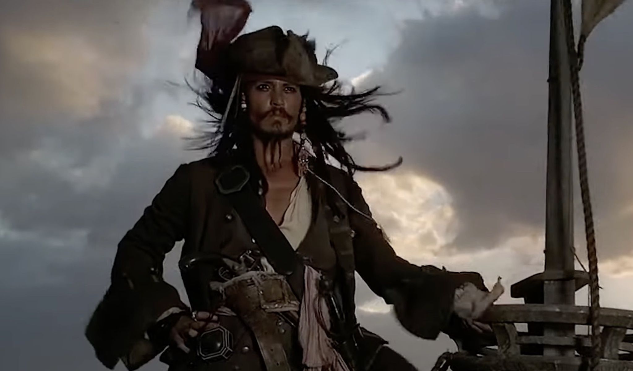 Jack Sparrow, en 'Piratas del Caribe', personaje inspirado por un pirata gallego que llegó a Cádiz.