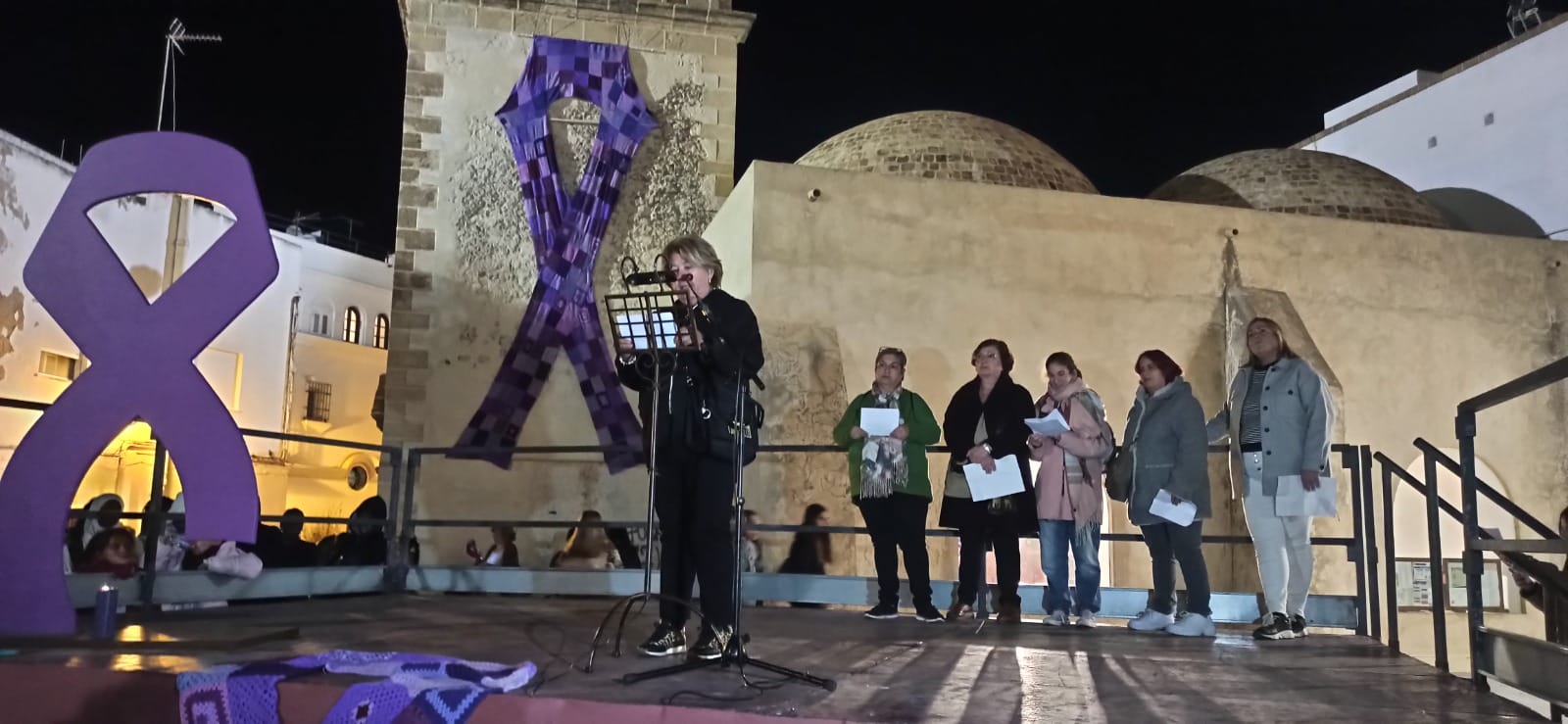 Un acto el 25N en una imagen de archivo. Un acto el 25N en una imagen de archivo.