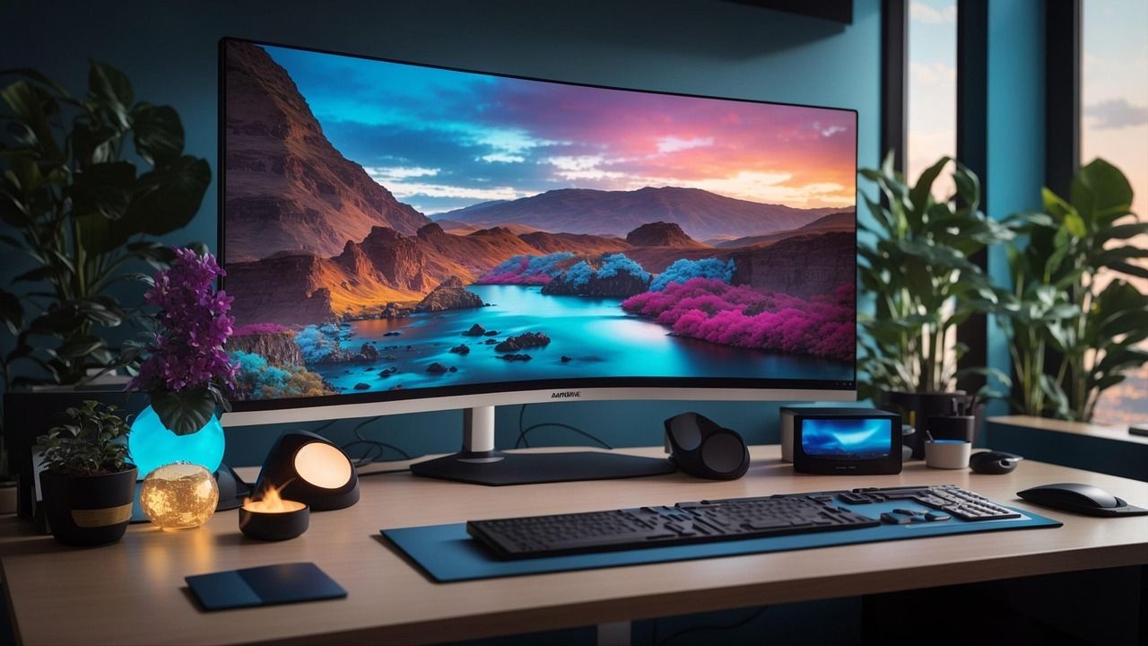 Un monitor ultra-wide, en una imagen de Pixabay.