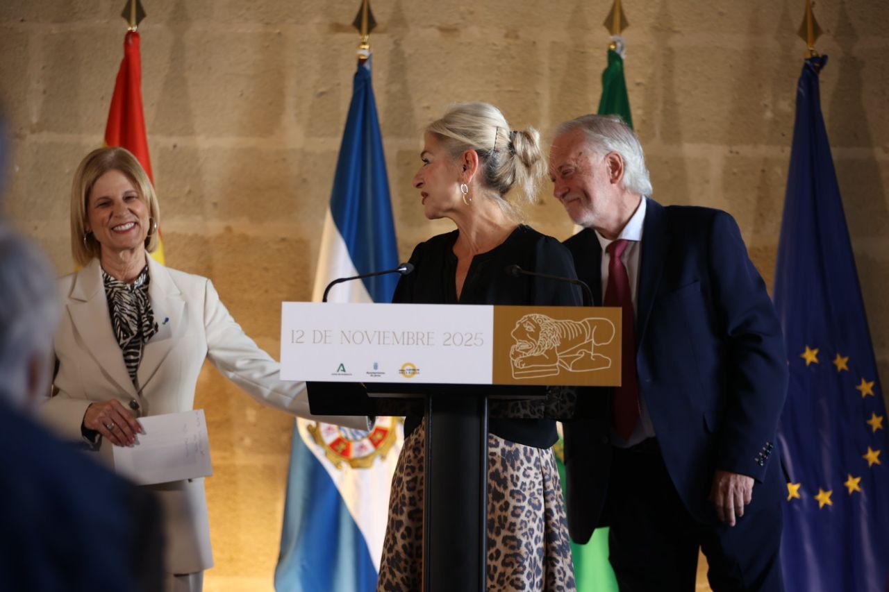 Pelayo, con Patricia del Pozo el pasado mes de noviembre en Jerez, el día del anuncio. Pelayo, con Patricia del Pozo el pasado mes de noviembre en Jerez, el día del anuncio.