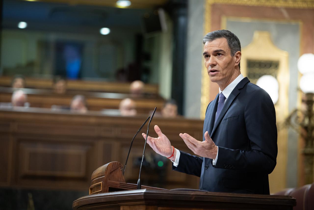 Pedro Sánchez en el Congreso.