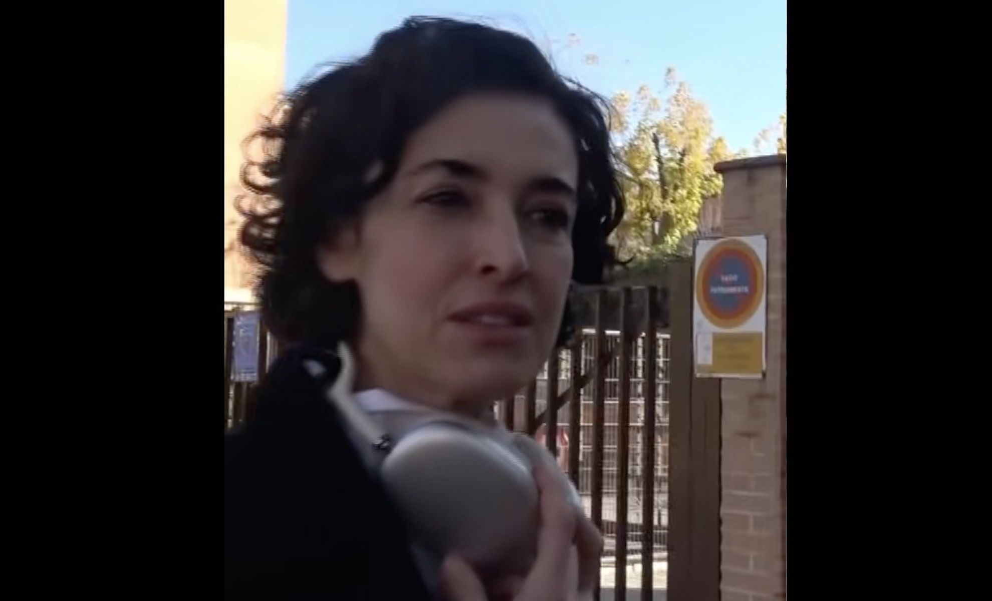 Blanca Romero, en el momento que se entera del accidente de Cayetano Rivera.