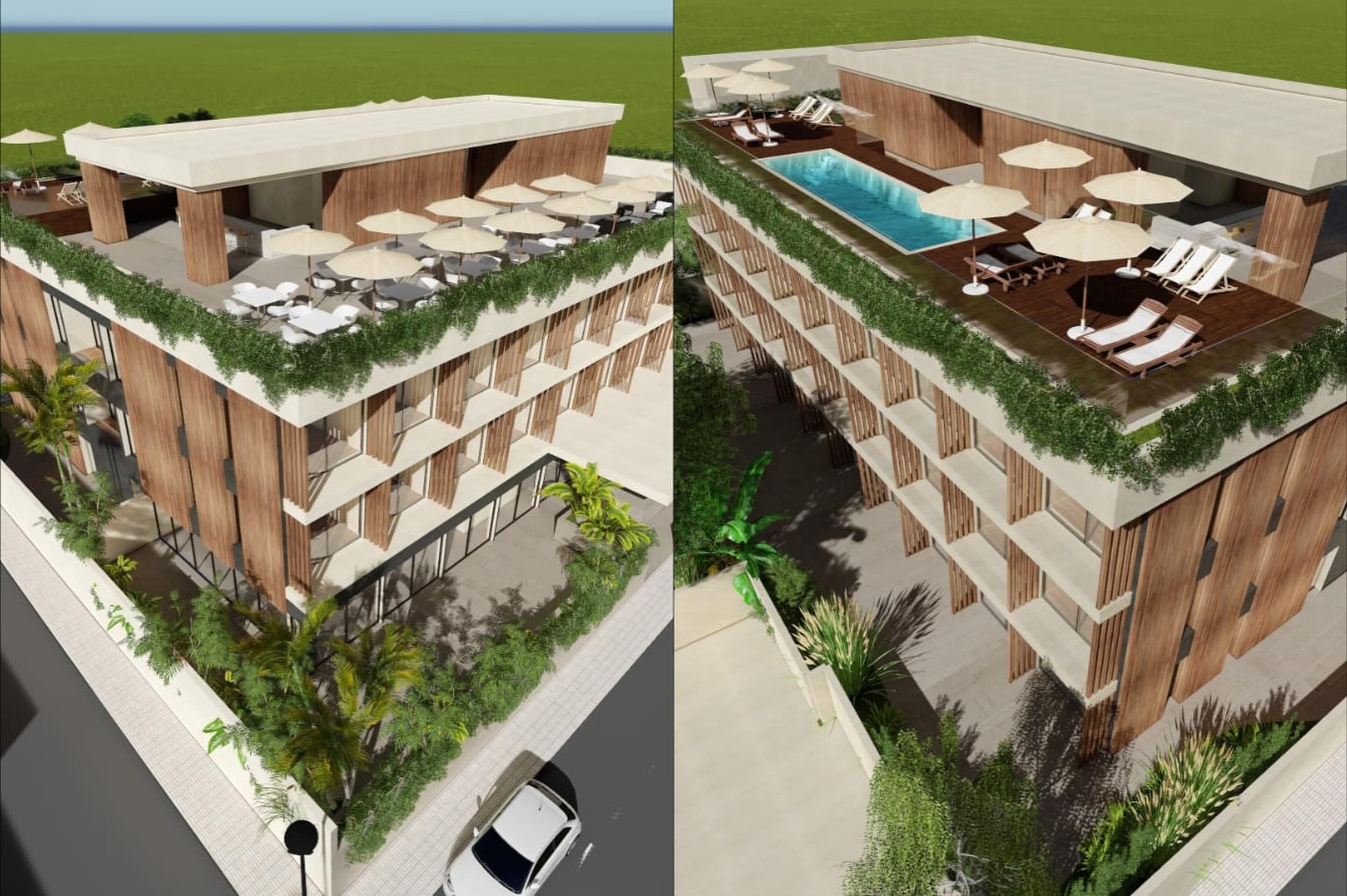 El proyecto del nuevo hotel en Chipiona.