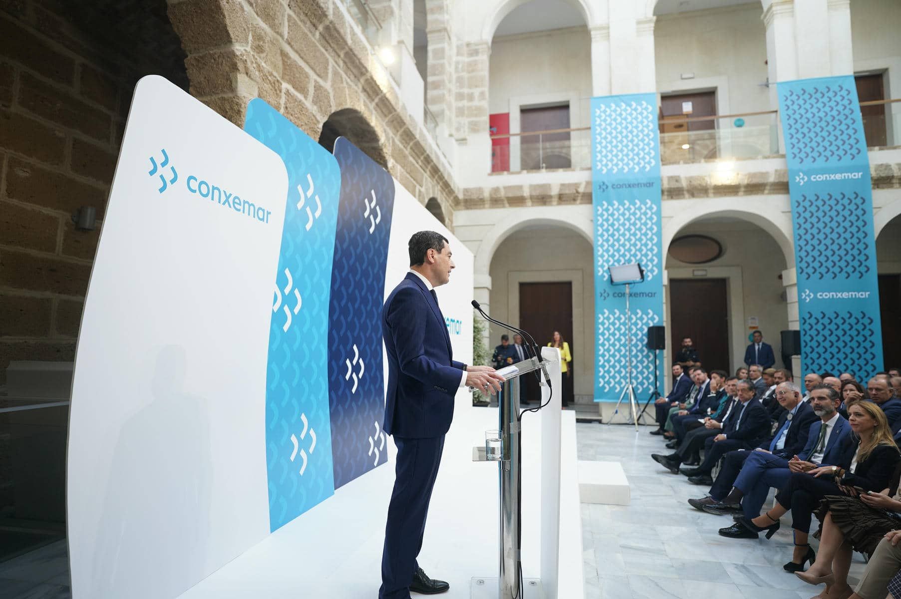 Moreno, en Cádiz este miércoles.