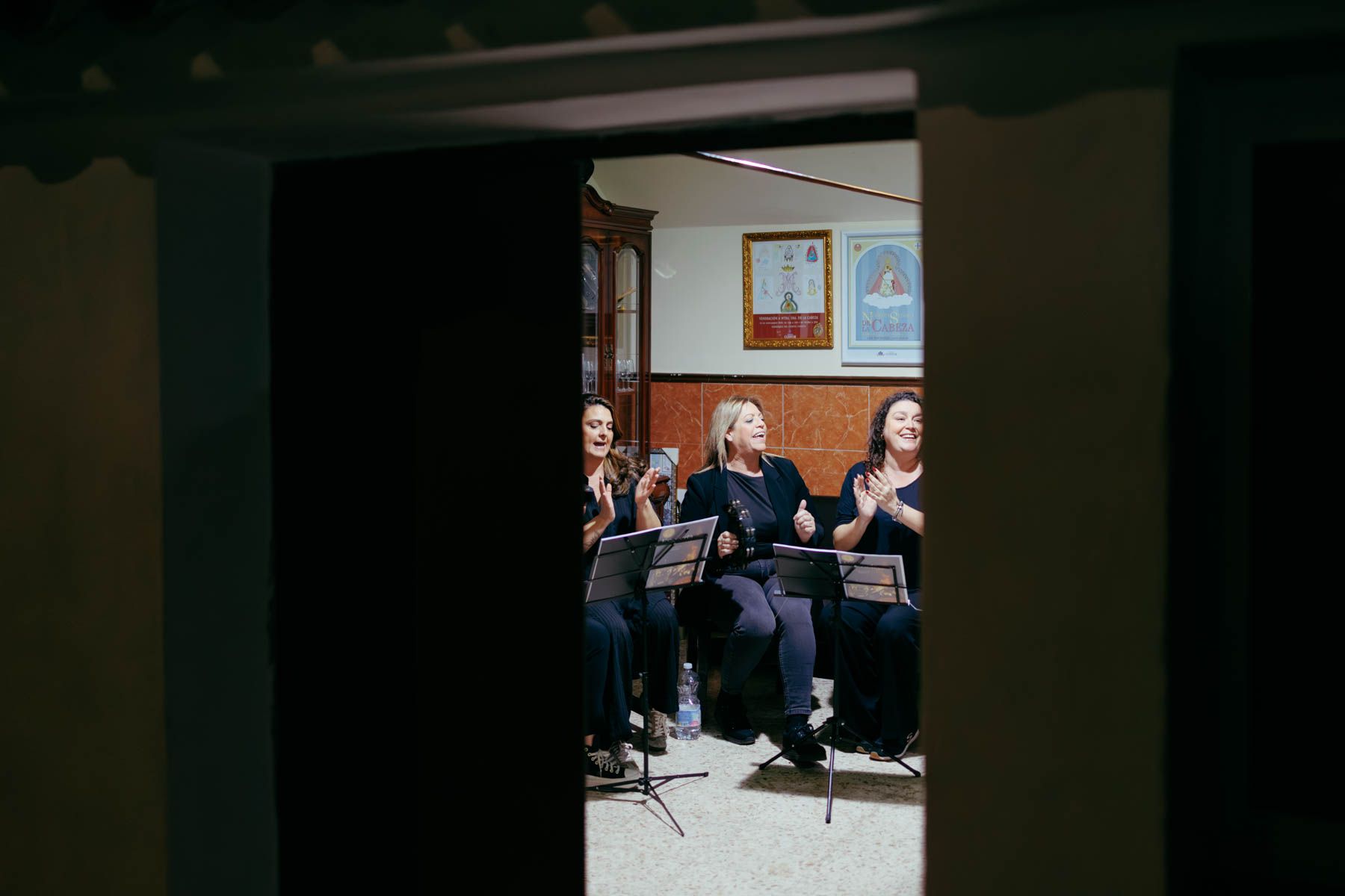 El grupo Esenzia se prepara para las zambombas de Jerez.