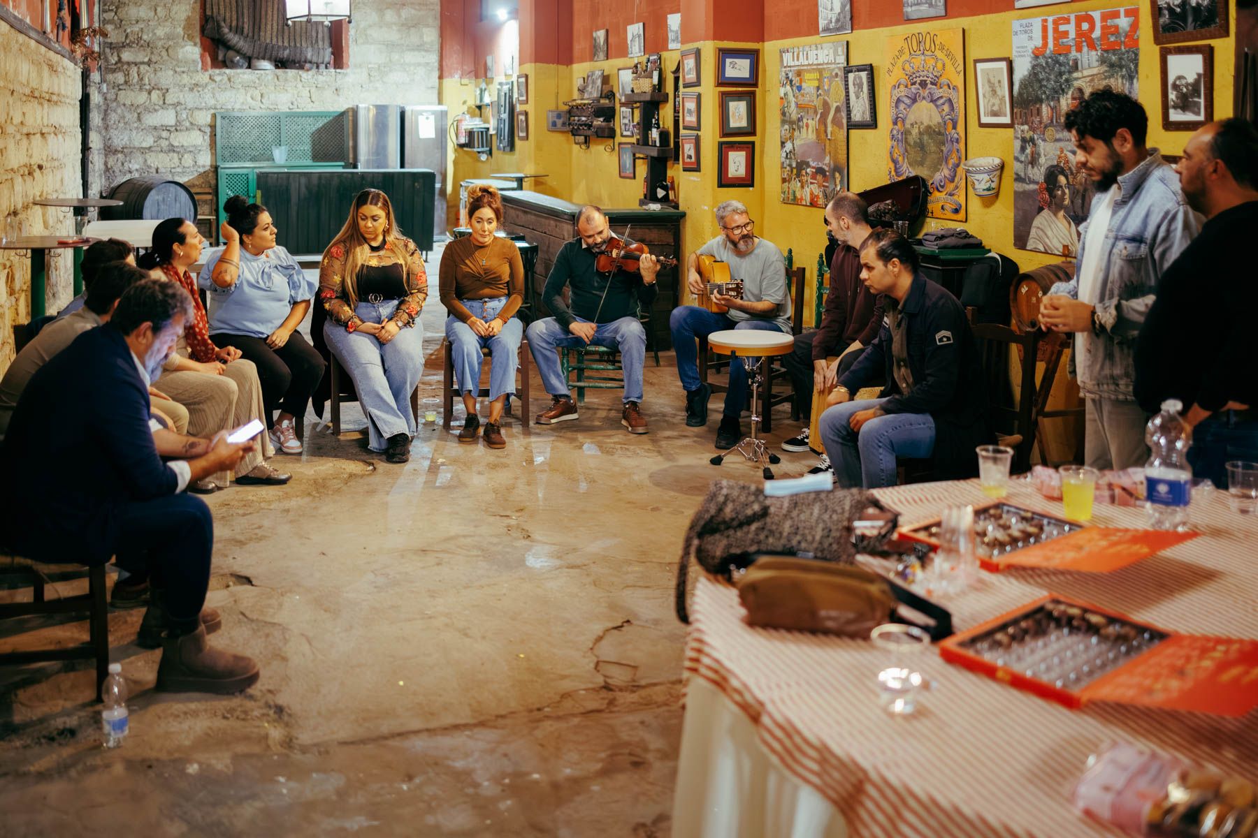 JEREZ FLAMENCA EN NAVIDAD ENSAYO GRUPO MUSICA 01