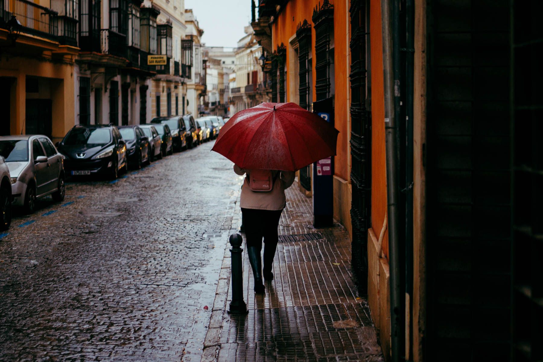 La lluvia este mes de noviembre.