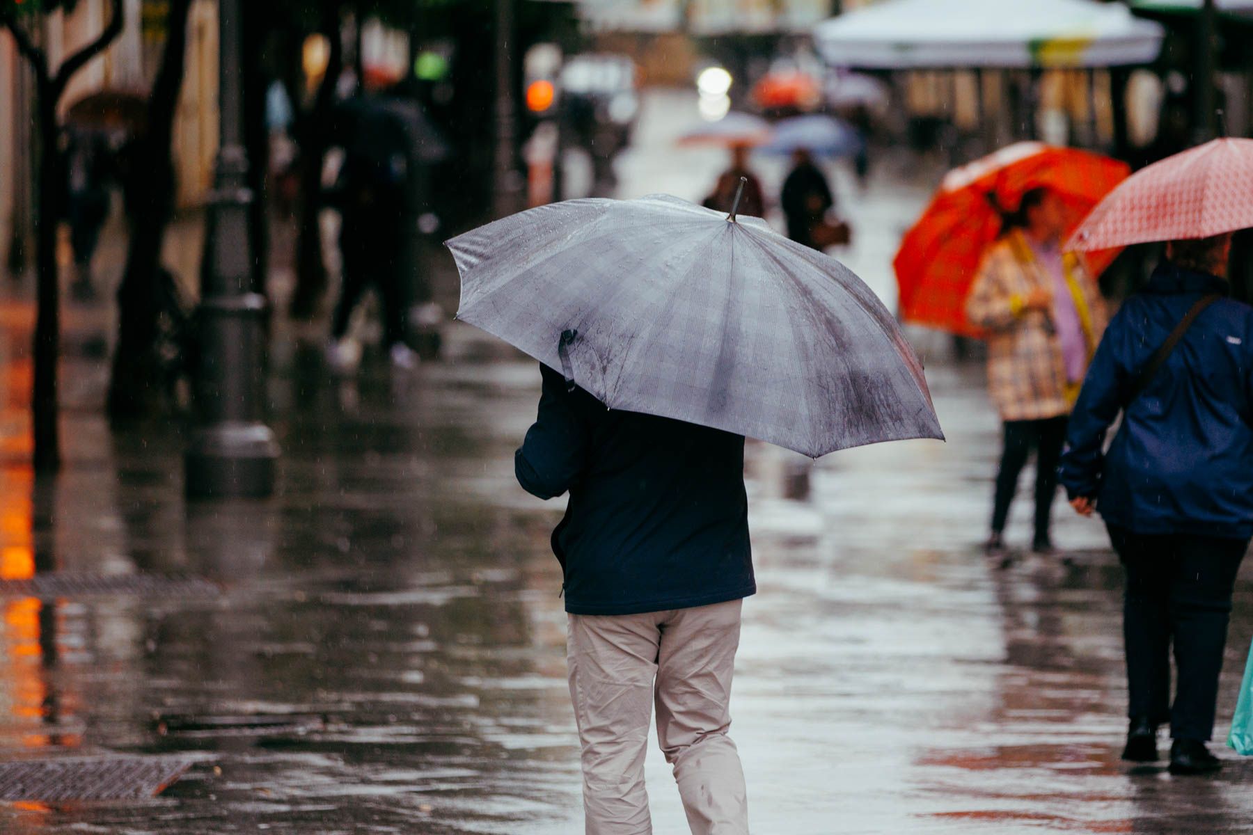 Suben la alerta por lluvias a naranja en Jerez.