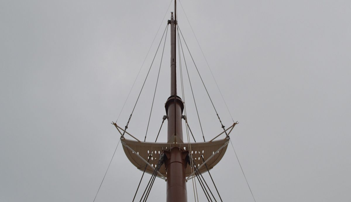 6 Cofa y mastelero Palo Mesana Juan Sebastián Elcano