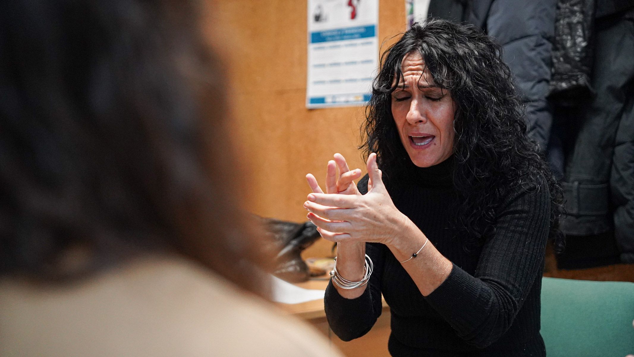 Raquel Cabello imparte cante flamenco desde hace seis años.