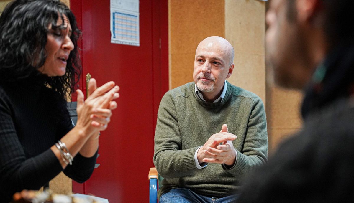 Una clase de cante flamenco en el Conservatorio Profesional de Música Cristobal de Morales en Sevilla.