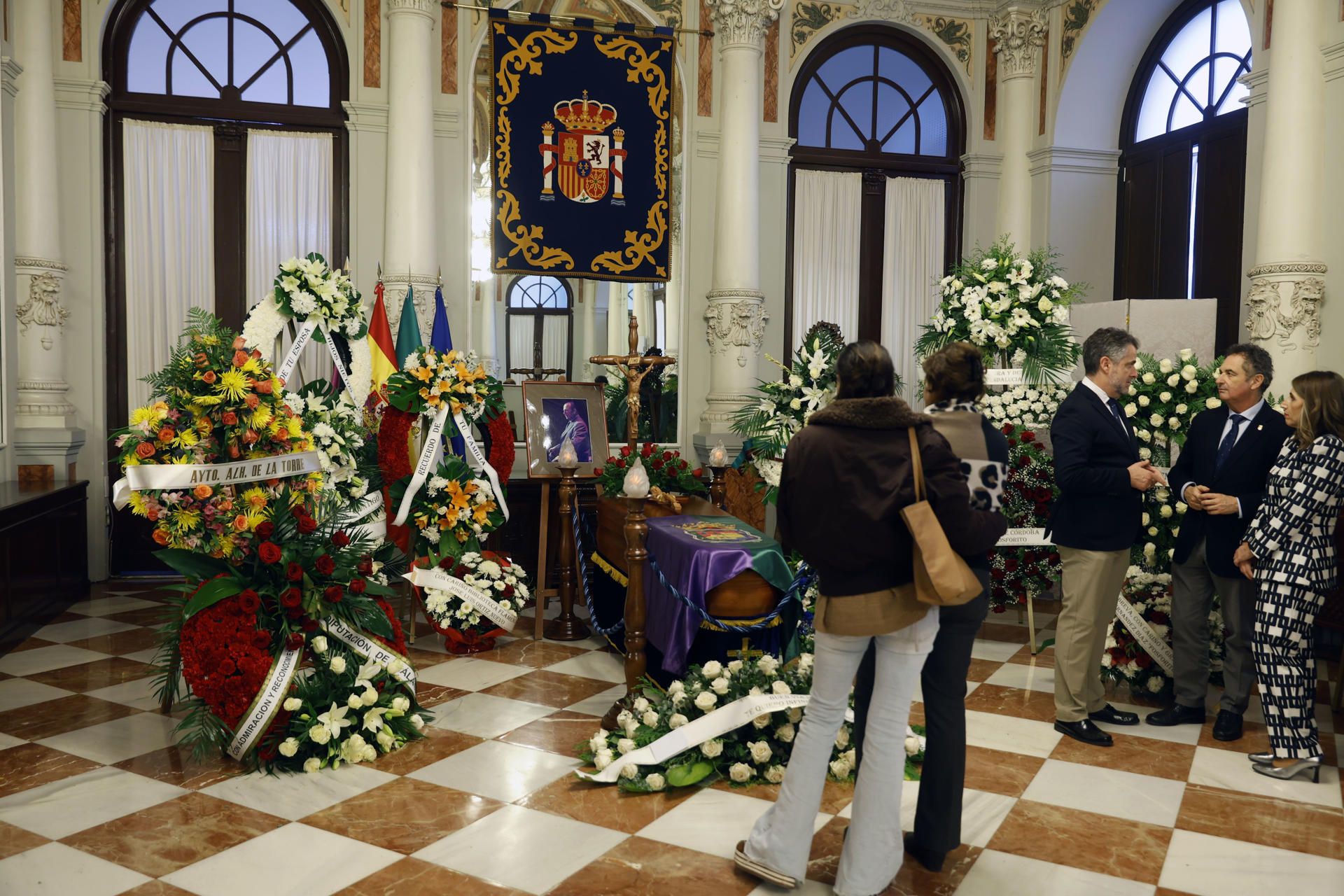 Capilla ardiente de Fosforito. Capilla ardiente de Fosforito.