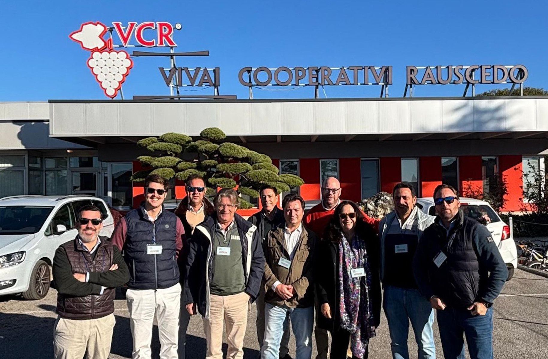 Profesionales del Marco de Jerez visitan Italia. Profesionales del Marco de Jerez visitan Italia.