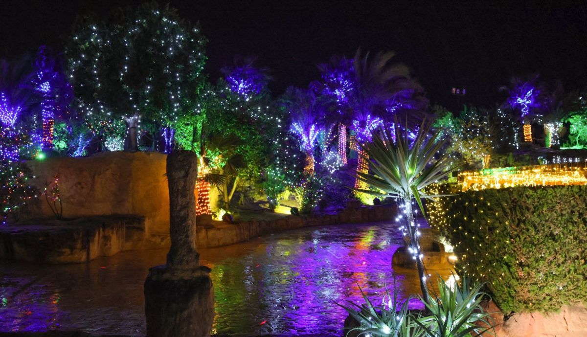 Espectáculo lumínico en la Petra andaluza.