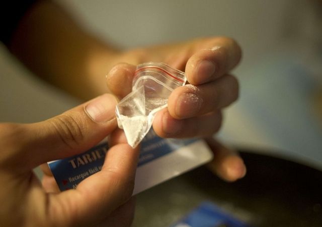 Una bolsita de cocaína en una imagen de archivo. 