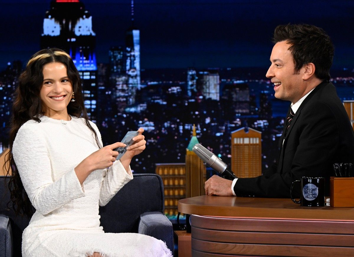 Rosalía con Jimmy Fallon.