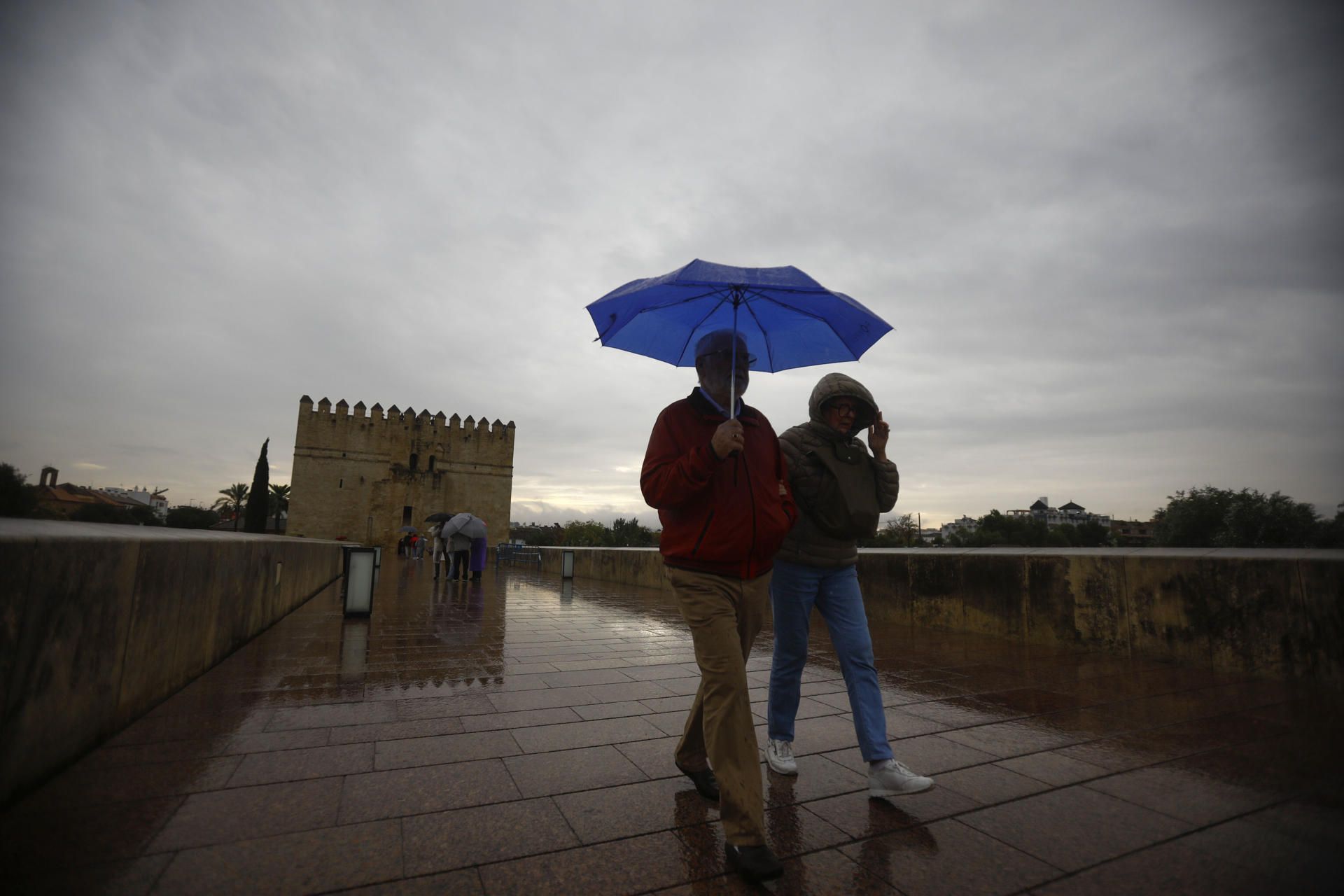 Lluvia en Córdoba por la borrasca Claudia. Lluvia en Córdoba por la borrasca Claudia.