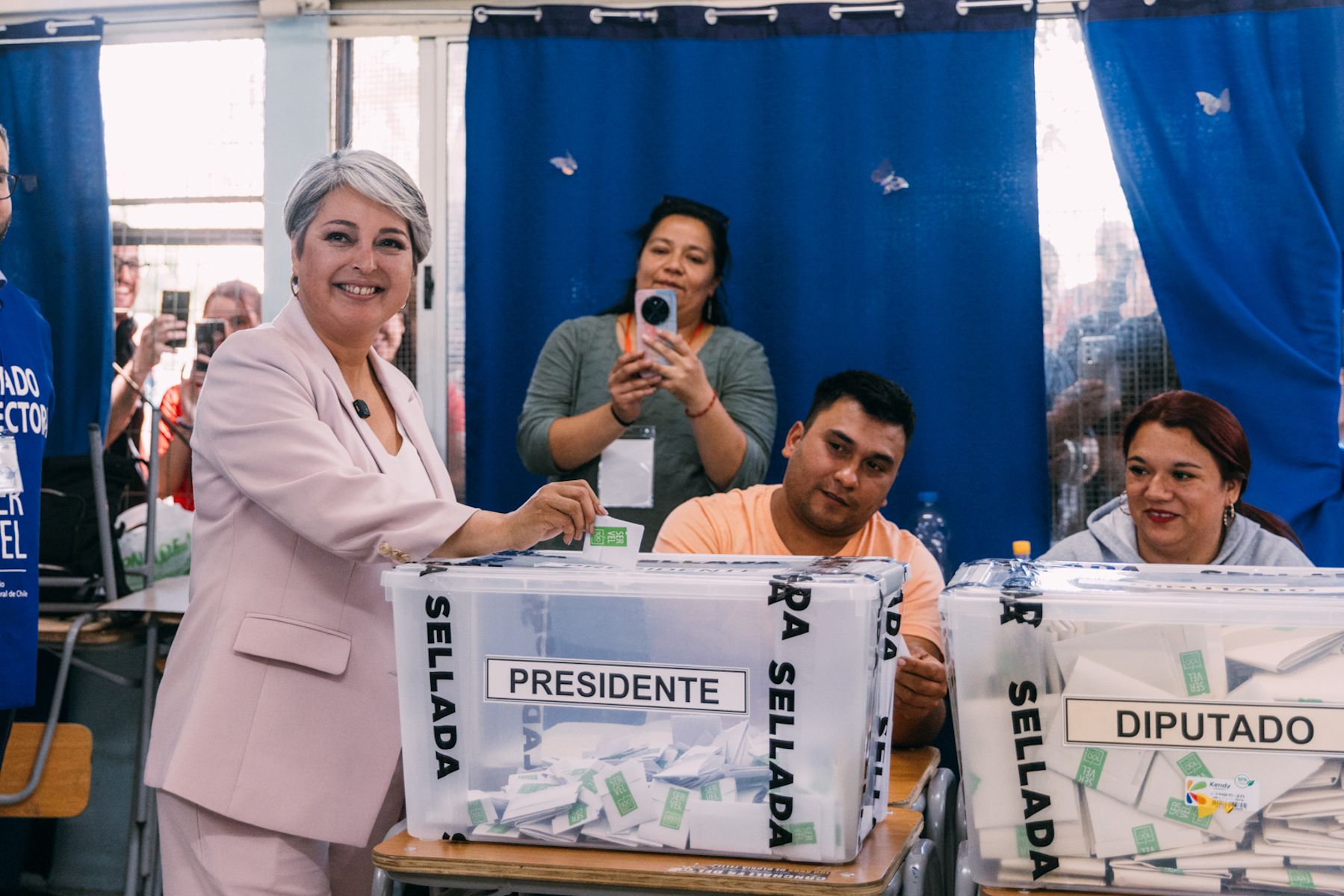 Jeanette Jara, candidata de la izquierda a la presidencia en Chile. 