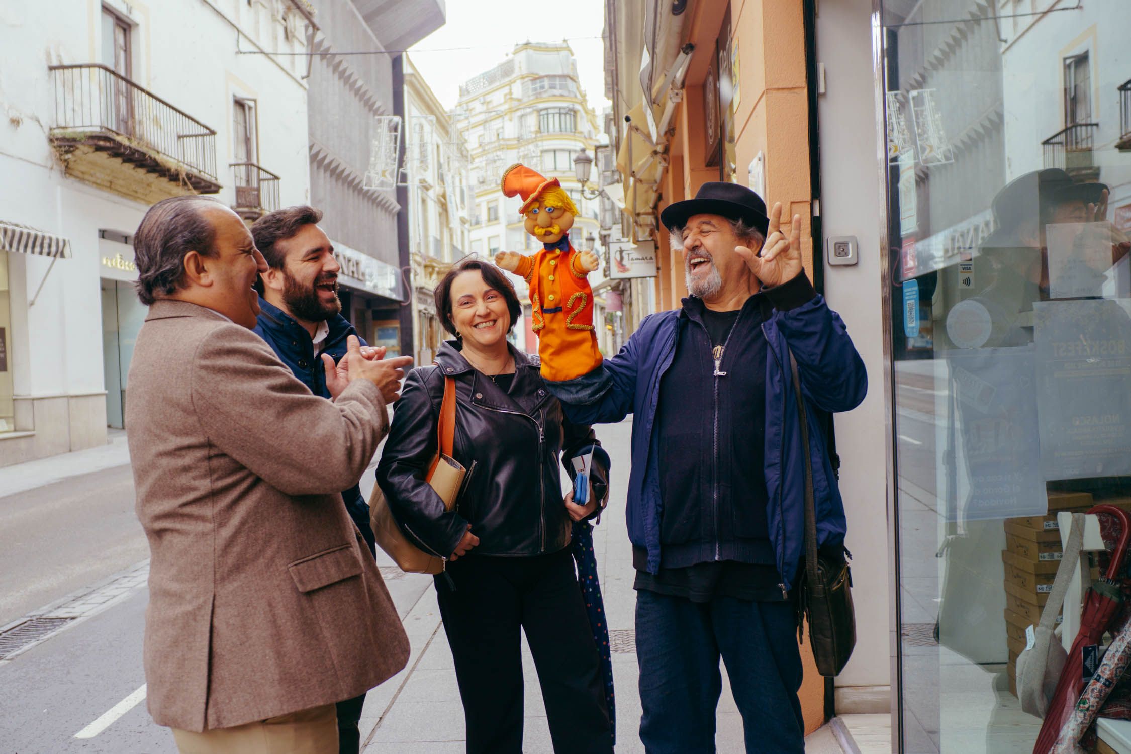 Juan Manuel Benito, de La Gotera de Lazotea, organizadora del festival de títeres. Juan Manuel Benito, de La Gotera de Lazotea, organizadora del festival de títeres.