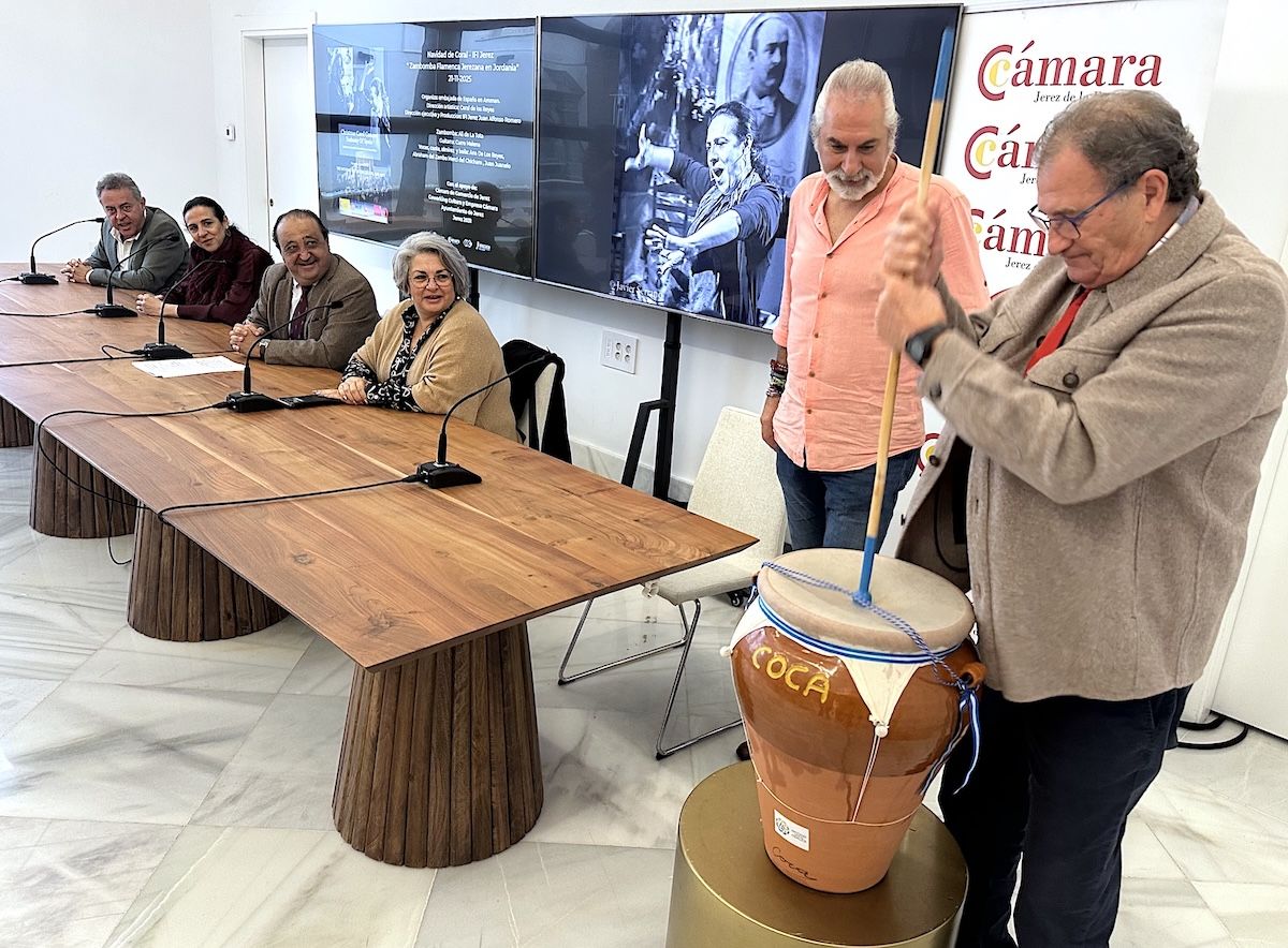 Presentación de la primera Zambomba de Jerez que se celebrará en Jordania