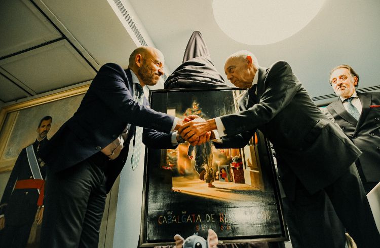 Fernando Vaquero, durante la presentación del cartel de la polémica.