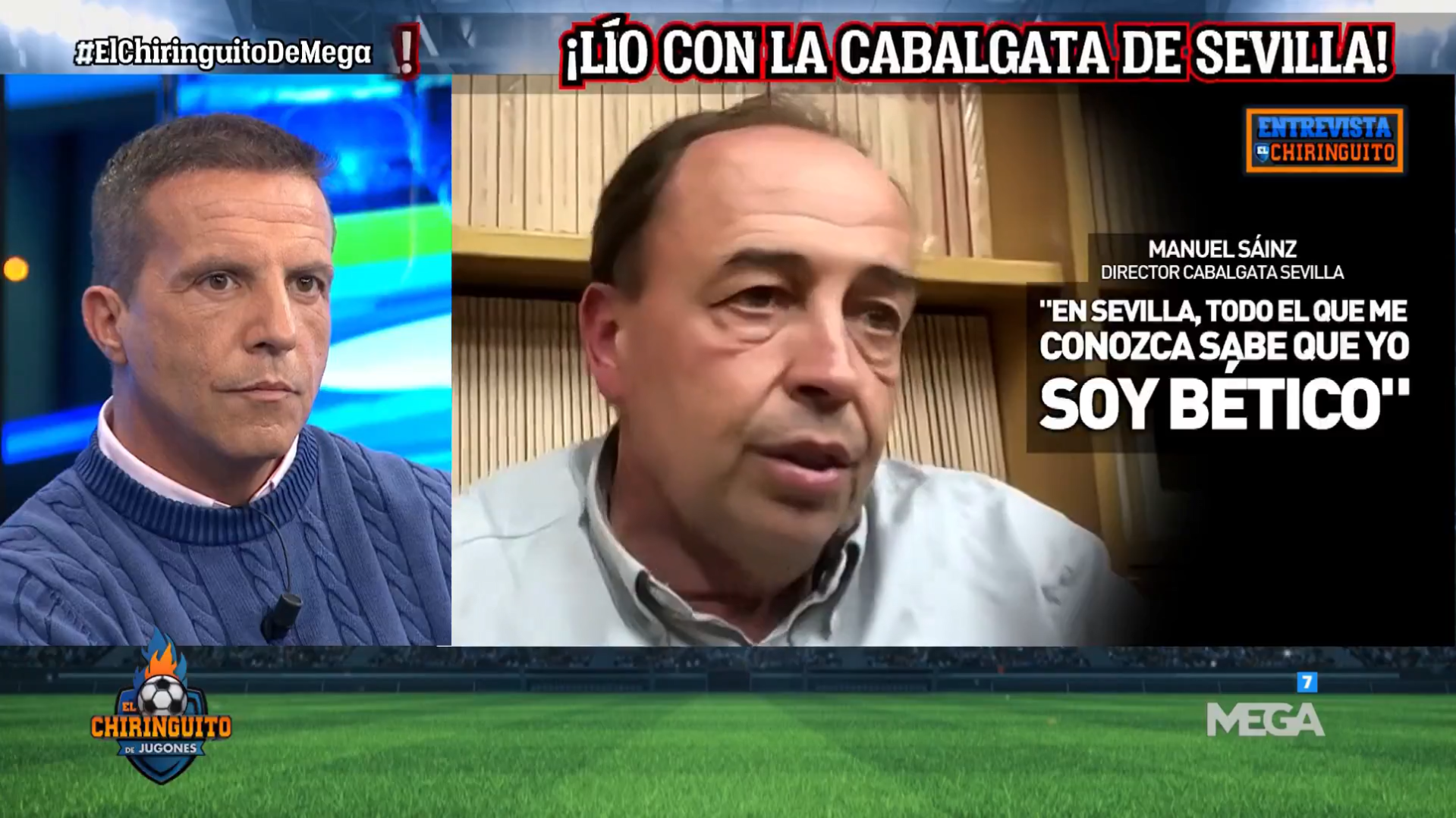 Manuel Sainz en el Chiringuito.