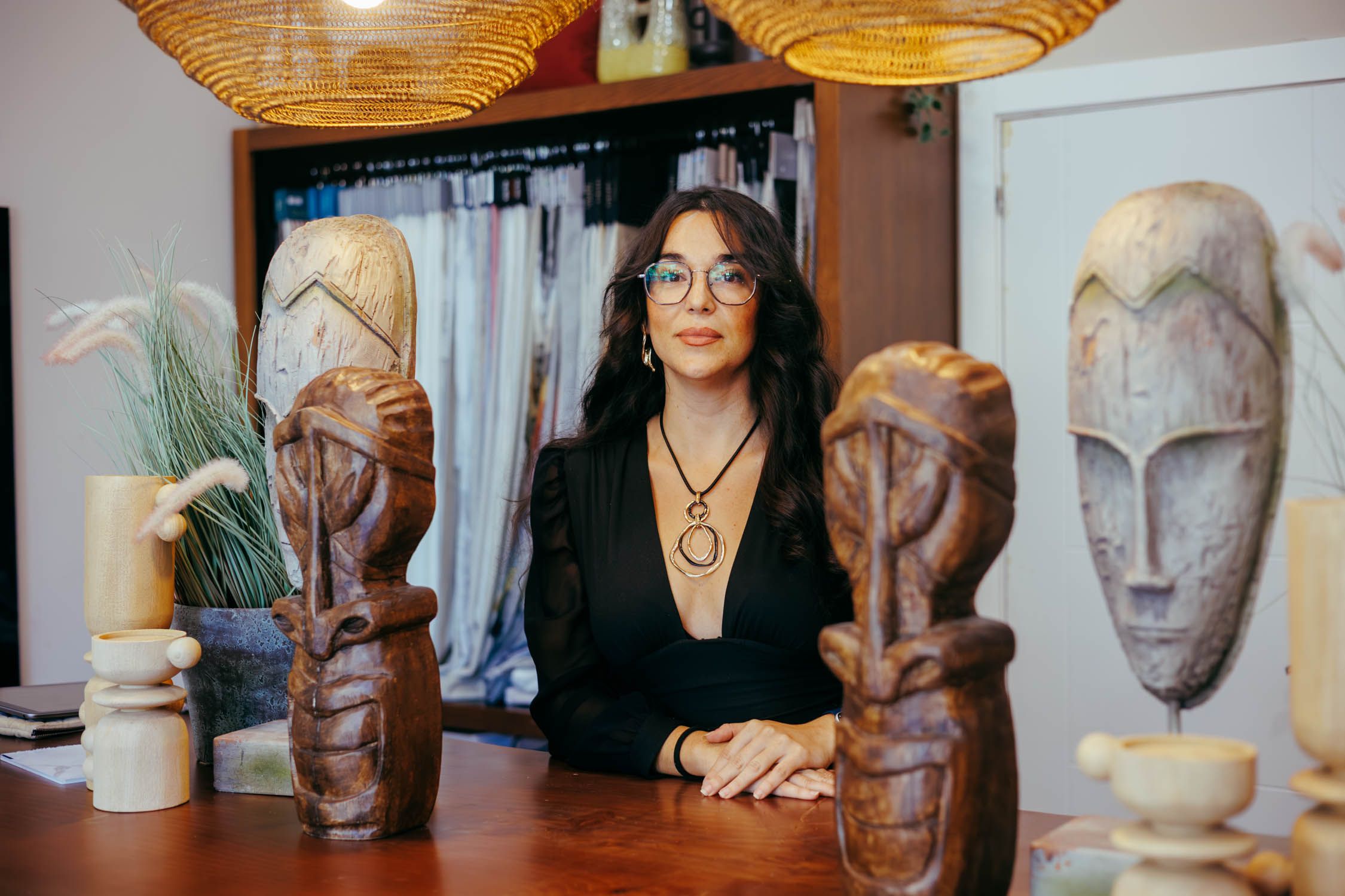 Mar Dorado, en su estudio de interiorismo estratégico en Jerez.