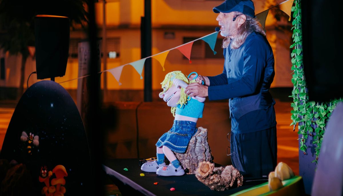 Espectáculo de títeres de la compañía Pequeños Duendes en Jerez.