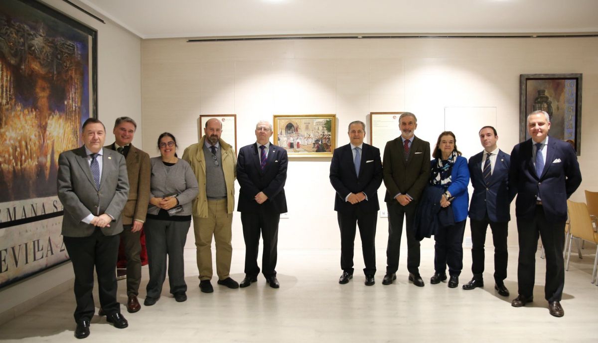 Presentación de 'La Obra Invitada' en la sede del Consejo General de Hermandades. 