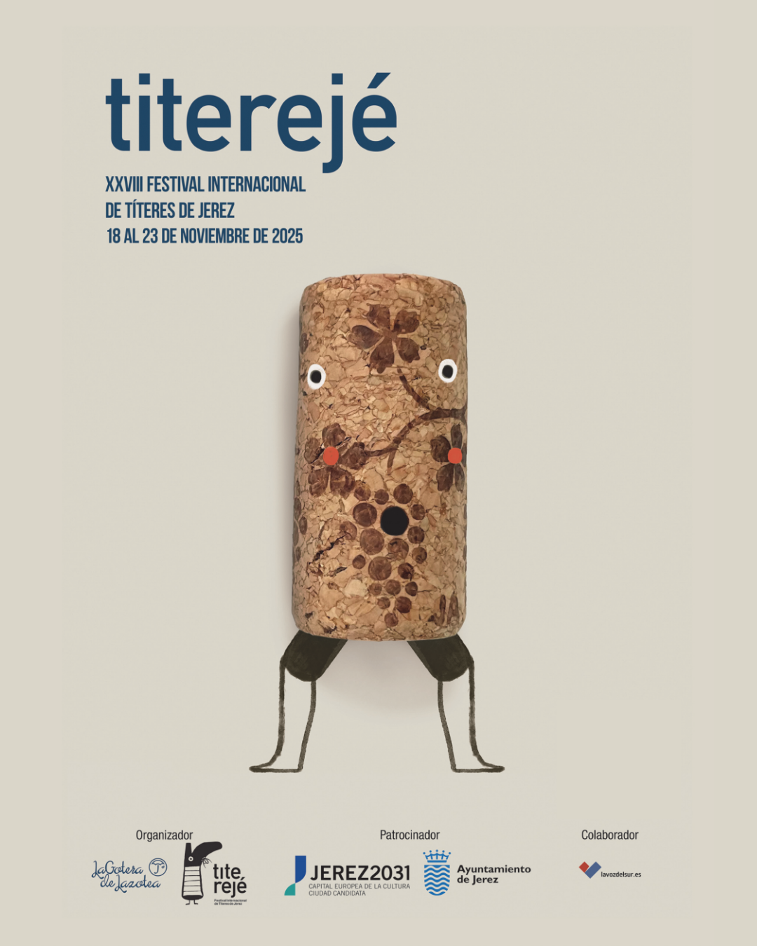Cartel del festival de títeres 'Titerejé'.