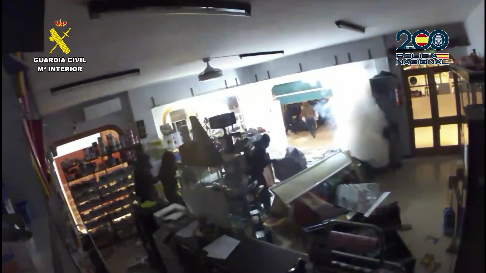 Uno de los robos. Uno de los robos.