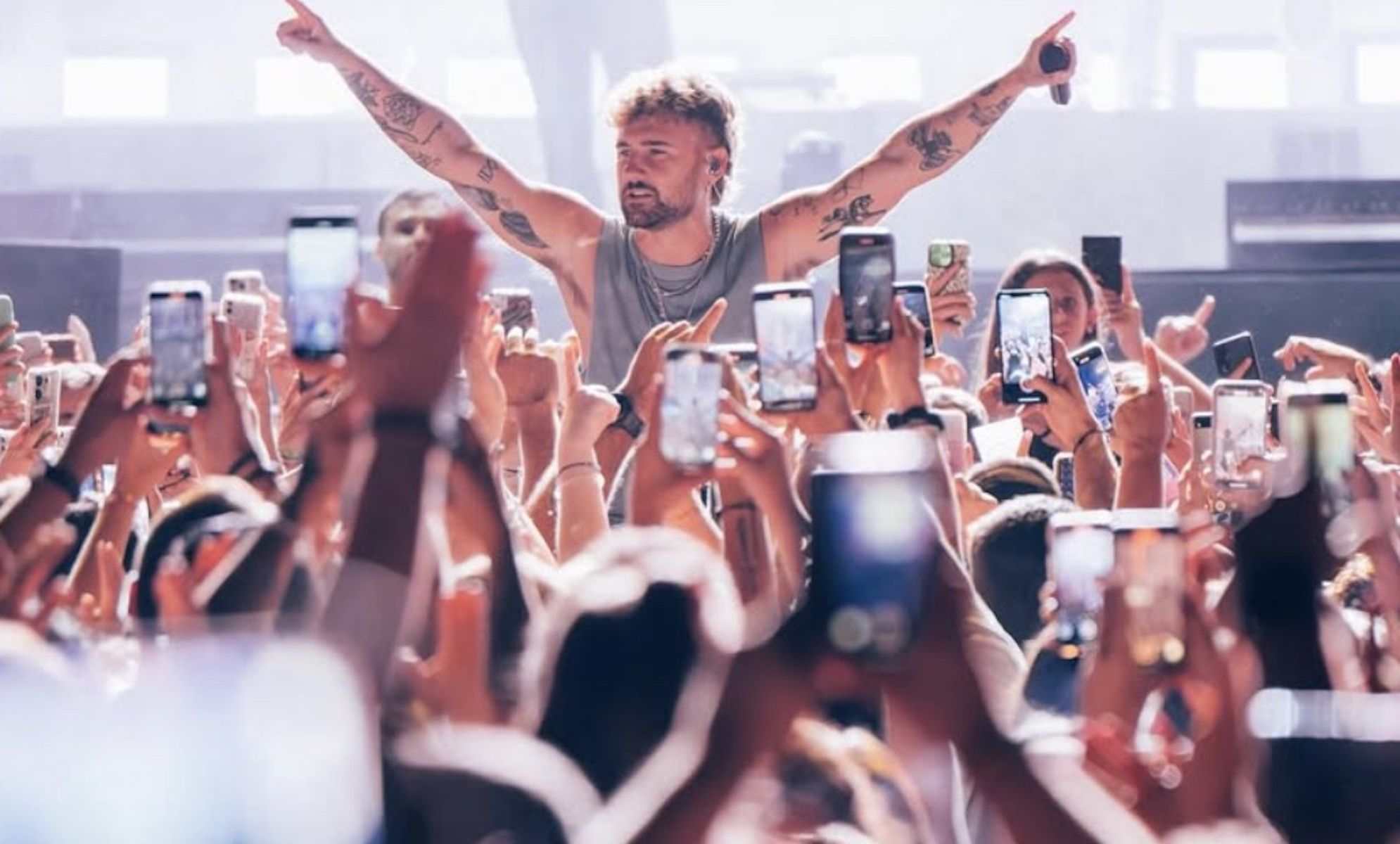 Dani Fernández, en un concierto.