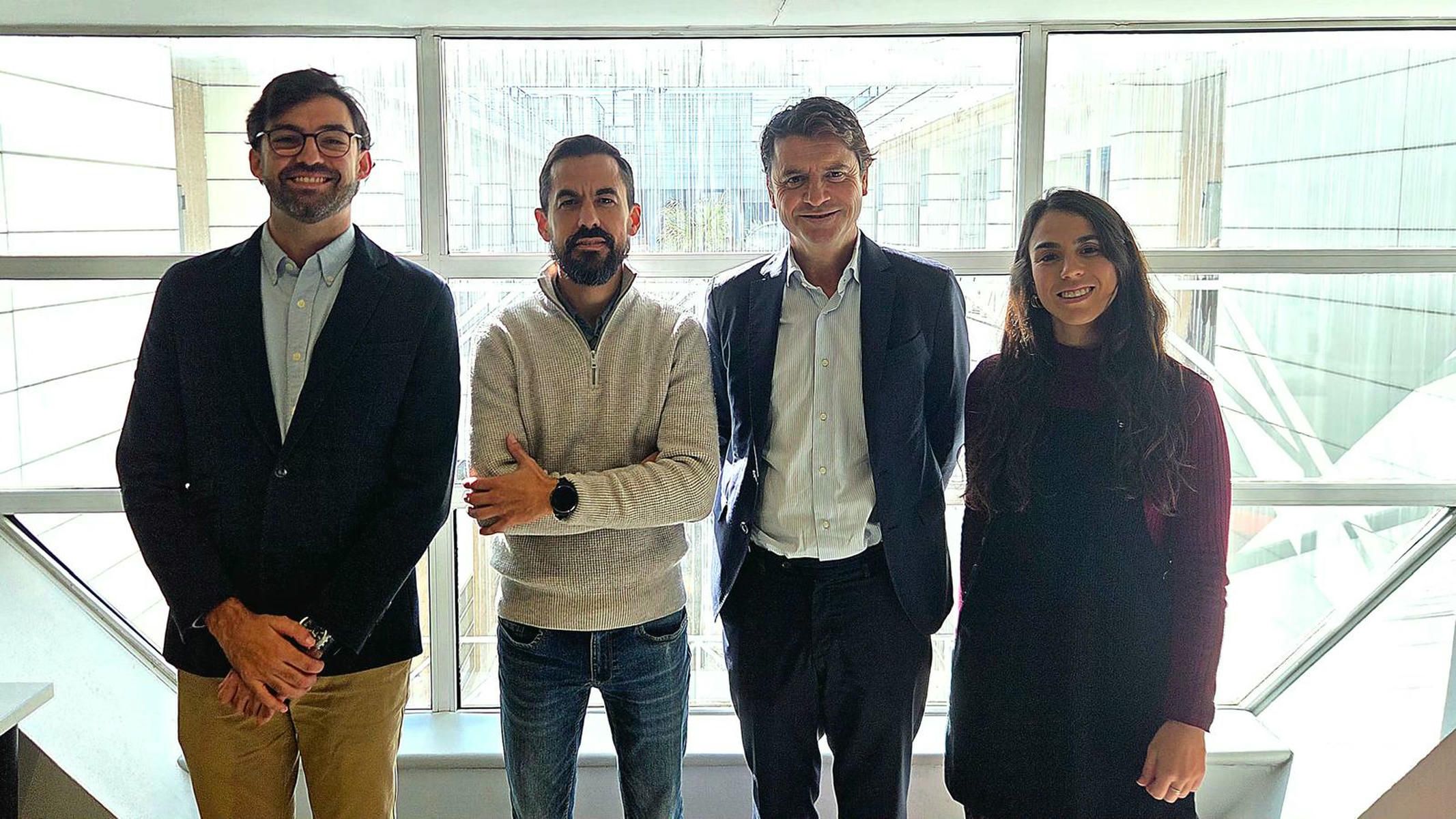 Algunos de los investigadores que trabajan en el proyecto.