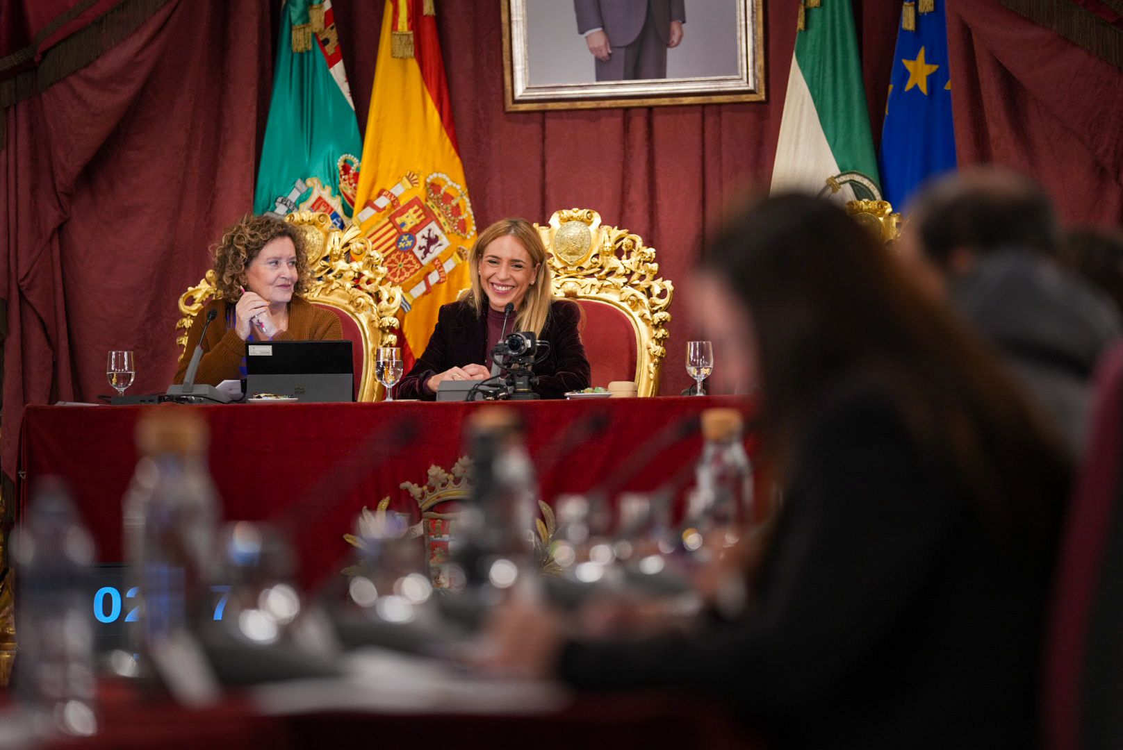 Almudena Martínez, en el pleno de noviembre.