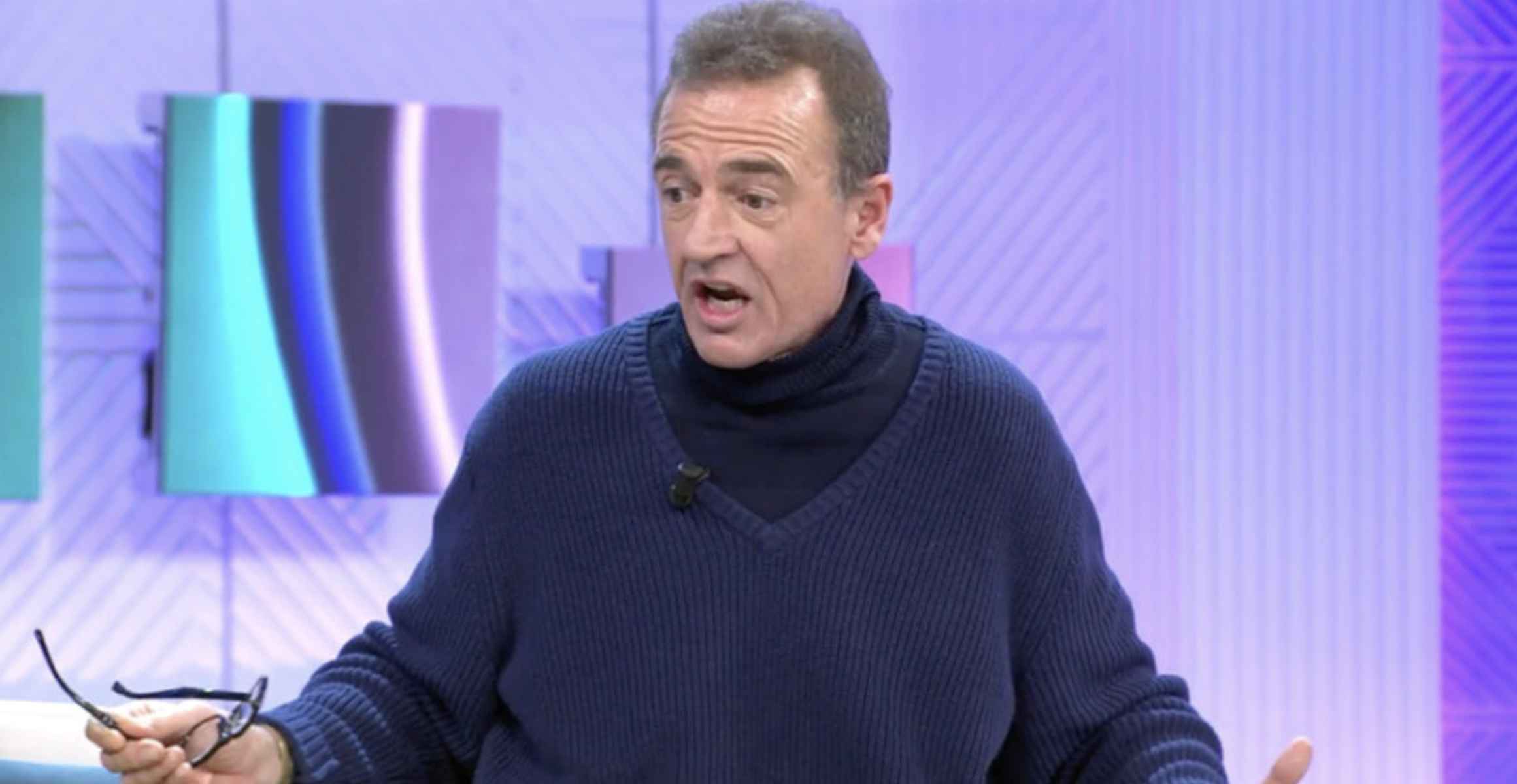 Alessandro Lecquio, en el programa 'Vamos a ver' de Telecinco. Alessandro Lecquio, en el programa 'Vamos a ver' de Telecinco.