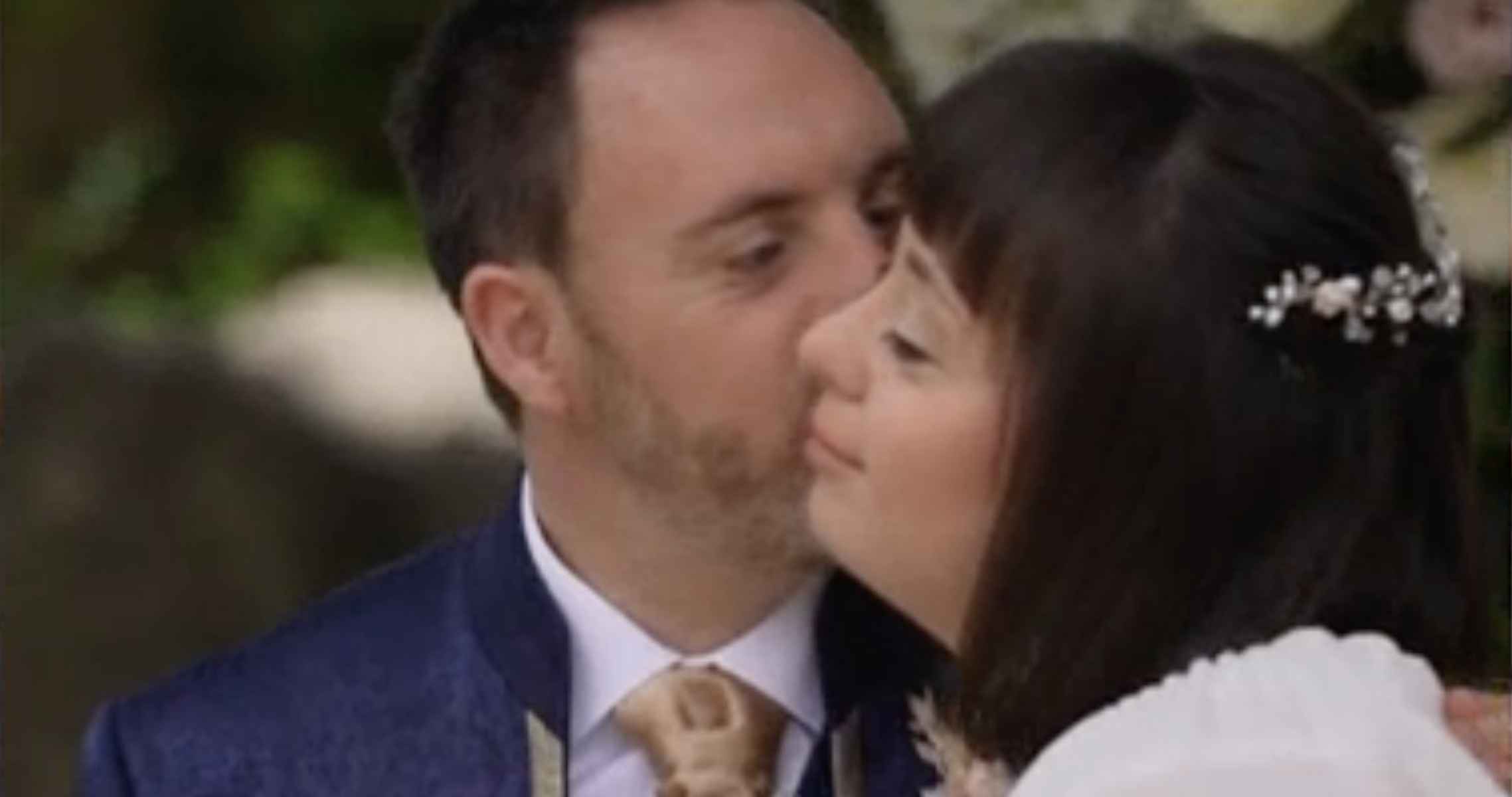 Esther y Tonet, el día que se dieron el 'sí quiero'.  