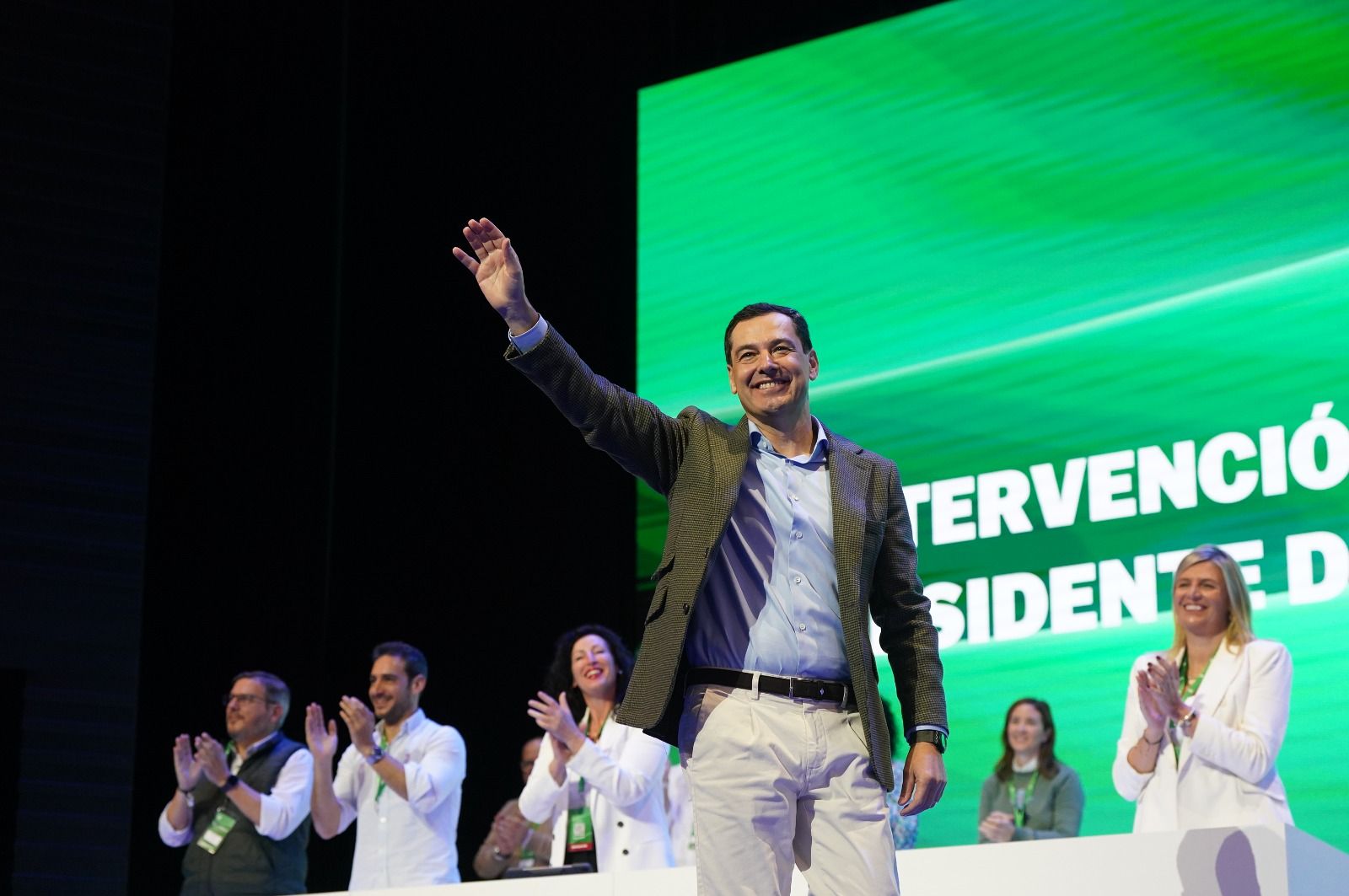 Moreno en el Congreso del PP.