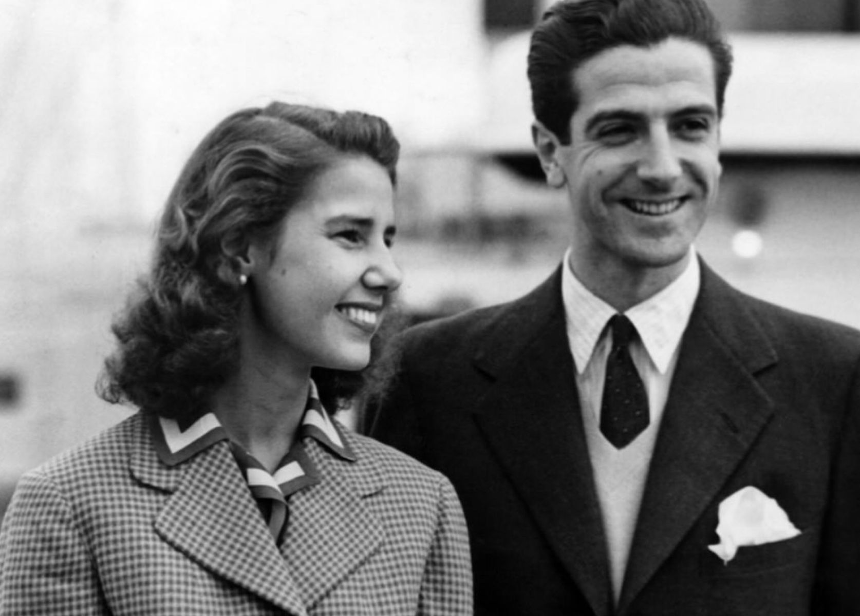 La duquesa de Alba y su exmarido y padre de sus hijos, Luis Martínez de Irujo y Artázcoz.