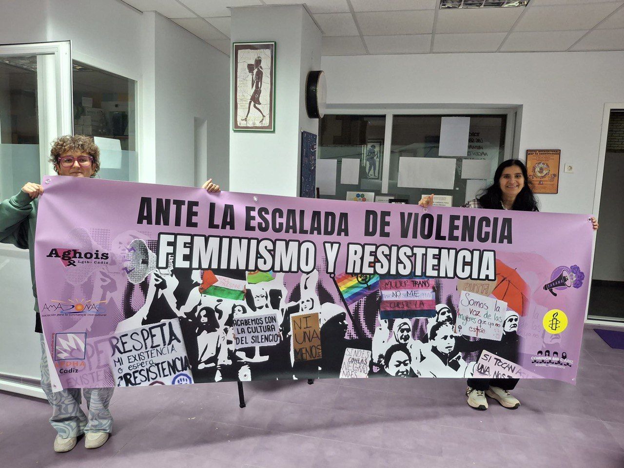 Presentación de los actos feministas en la provincia de Cádiz por el 25N. Presentación de los actos feministas en la provincia de Cádiz por el 25N.